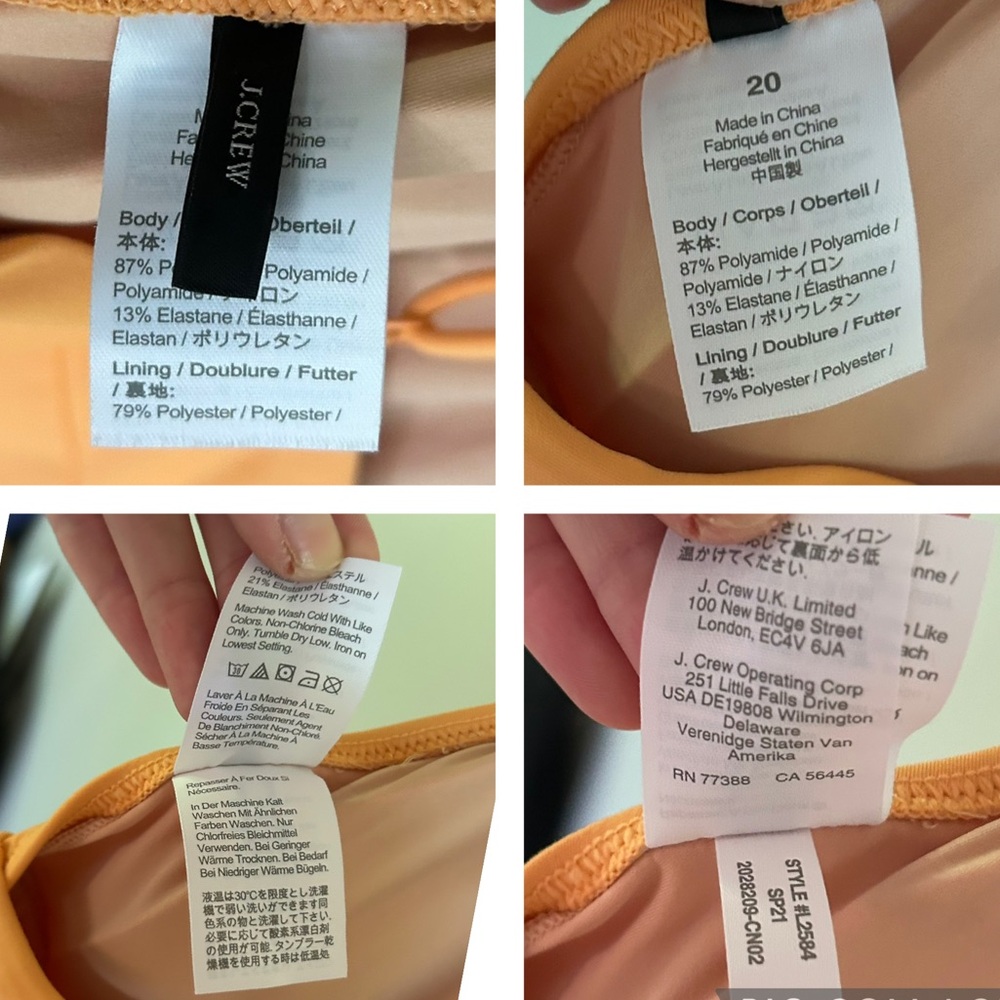 J. CREW Babydoll Plunge V-Neck Padded Retro One Piece Swimsuit Beach Resort | 20 - Picture 2 of 14